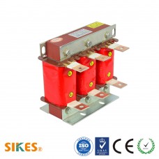 Reactor de línea AC trifásico 400V, 2%(uK), corriente nominal 120A, 45kw