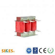 Reactor de carga AC trifásico 400V, 1%(uK), corriente nominal 50A, 18.5kw