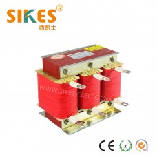 Reactor de carga CA trifásico 690V, 1%(uK), corriente nominal 65A, 55kw