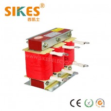 Reactor de línea AC trifásico 400V, 2%(uK), corriente nominal 80A, 30kw