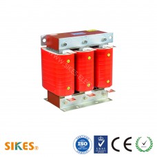 Reactor de línea AC trifásico 400V, 7%(uK), corriente nominal 300A, 250kw