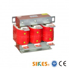 Reactor de carga AC trifásico 400V, 1%(uK), corriente nominal 390A, 45kw