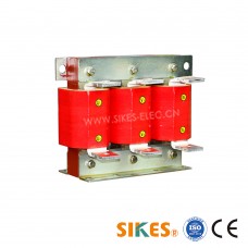 Reactor de carga AC trifásico 390V, corriente nominal 261A