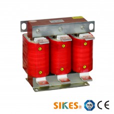 Reactor de carga AC trifásico 400V, 1%(uK), corriente nominal 530A, 250kw