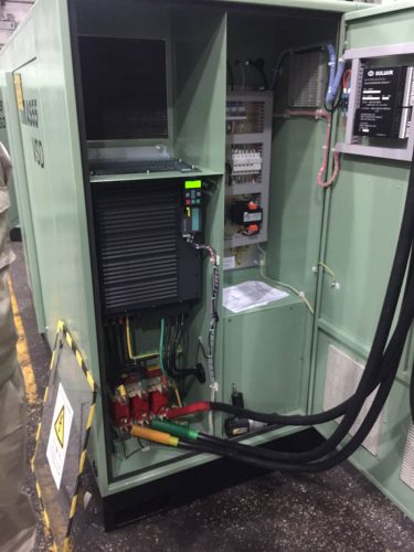 Los reactores Sikes han sido correctamente configurados con el sistema de compresor de aire.