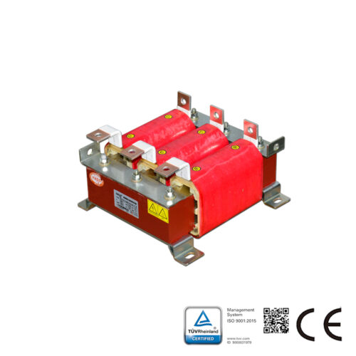 Load Reactor for high speed motor, 400-1200Hz, 360A/380V