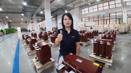 Reactores de carga trifásicos personalizados listos para su envío al fabricante de automóviles
